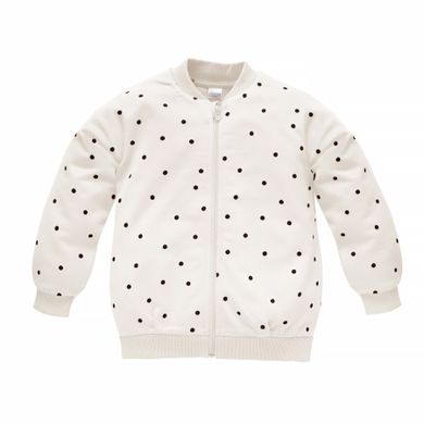 Bluza dziewczęca, rozpinana, ecru, Pinokio
