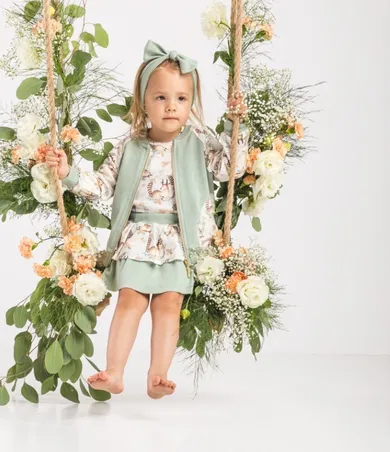 Bluza dziewczęca, rozpinana, mix, Nicol