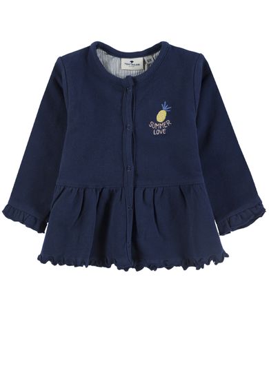 Bluza dziewczęca, rozpinana, niebieska, Tom Tailor
