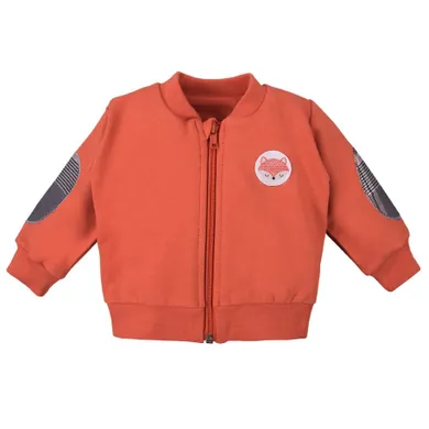 Bluza dziewczęca, rozpinana, pomarańczowa, Eevi