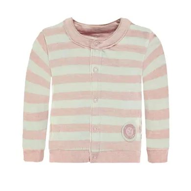 Bluza dziewczęca, rozpinana, różowa, Kanz