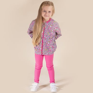 Bluza dziewczęca, rozpinana, różowa, Nicol