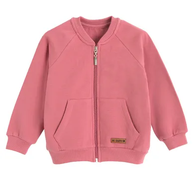 Bluza dziewczęca, rozpinana, różowa, Nicol