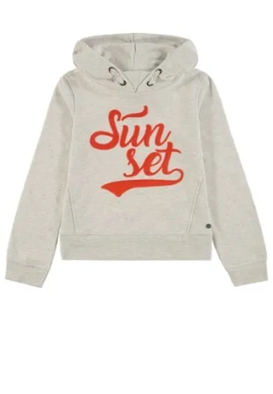 Bluza dziewczęca z kapturem, beżowa, Tom Tailor