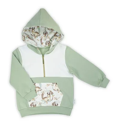 Bluza dziewczęca z kapturem, mix, Nicol