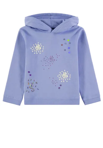 Bluza dziewczęca z kapturem, niebieska, Tom Tailor