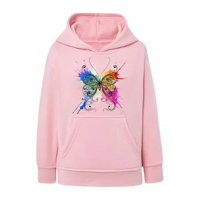 Bluza dziewczęca z kapturem, różowa, Tup Tup