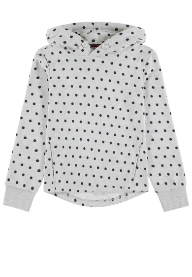 Bluza dziewczęca z kapturem, szara, Tom Tailor