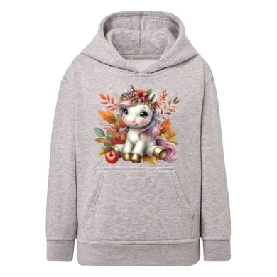 Bluza dziewczęca z kapturem, szara, Tup Tup