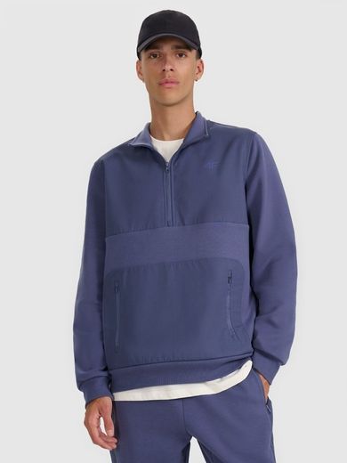 Bluza męska, niebieska, 4F