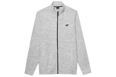 Bluza męska, rozpinana, szara, 4F