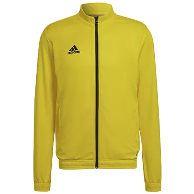 Bluza męska, rozpinana, żółta, Adidas Entrada 22 Track Jacket