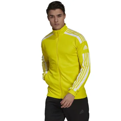 Bluza męska, rozpinana, żółta, Adidas Squadra 21 Training Jacket