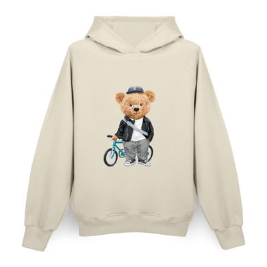 Bluza męska z kapturem, beżowa, Ceba Baby