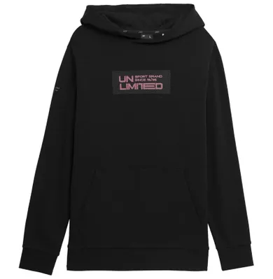 Bluza męska z kapturem, czarna, 4F