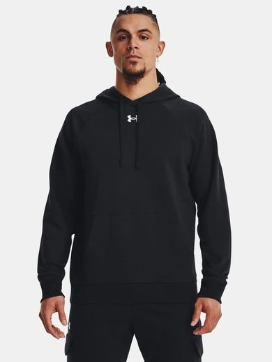 Bluza męska z kapturem, czarna, Under Armour