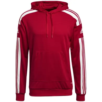 Bluza męska z kapturem, czerwona, Adidas Squadra 21 Hoody