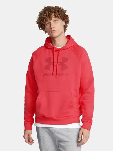 Bluza męska z kapturem, czerwona, Under Armour