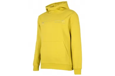 Bluza męska z kapturem, limonkowa, 4F