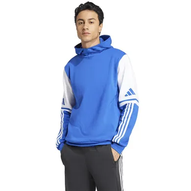 Bluza męska z kapturem, niebieska, Adidas Squadra