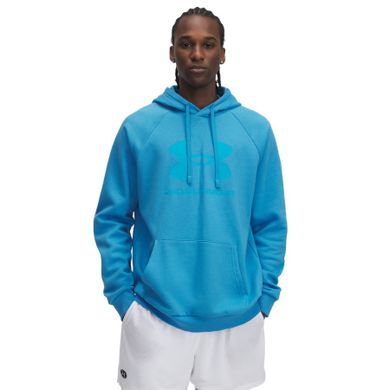 Bluza męska z kapturem, niebieska, Under Armour