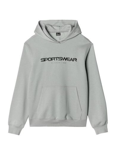 Bluza męska z kapturem, szara, 4F
