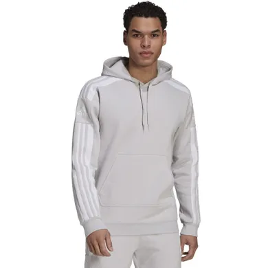 Bluza męska z kapturem, szara, Adidas Squadra 21 Sweat Hoody