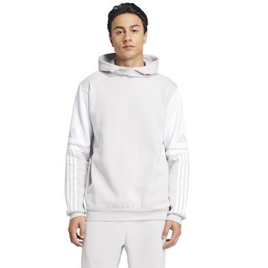 Bluza męska z kapturem, szara, Adidas Squadra