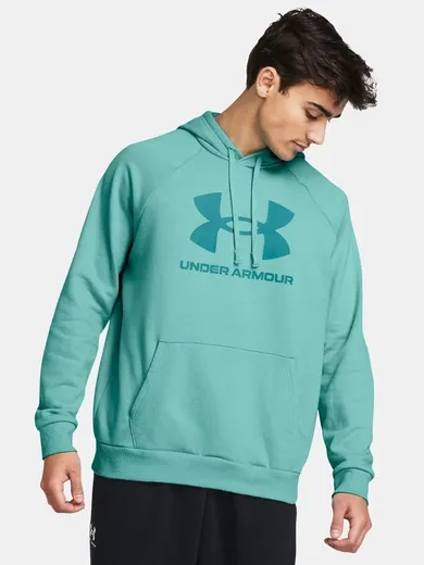 Bluza męska z kapturem, turkusowa, Under Armour