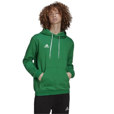 Bluza męska z kapturem, zielona, Adidas Entrada 22