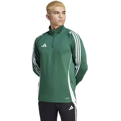 Bluza męska, zielona, Adidas Tiro