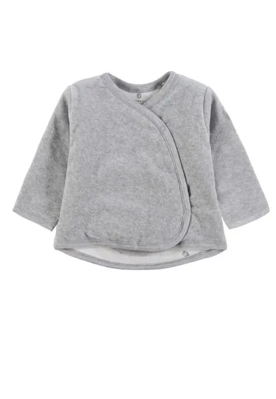 Bluza niemowlęca, rozpinana, szara, Bellybutton