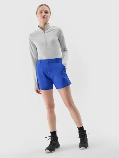 Bluza trekkingowa damska, szara, 4F