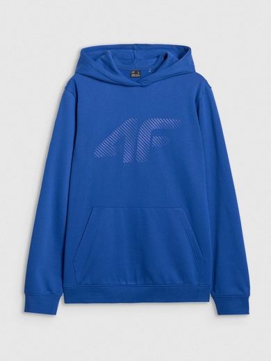 Bluza z kapturem, unisex, niebieska, 4F