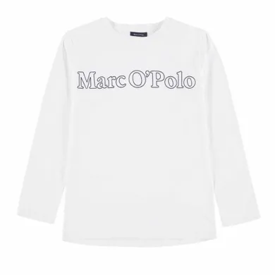Bluzka chłopięca z długim rękawem, biała, Marc O'Polo