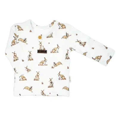 Bluzka chłopięca z długim rękawem, biała, Nicol