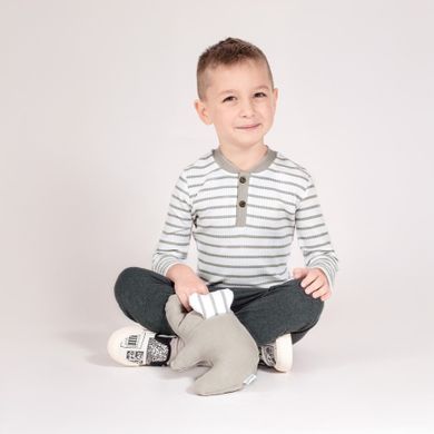 Bluzka chłopięca z długim rękawem, biała, Nicol