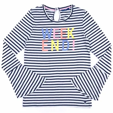 Bluzka dziewczęca z długim rękawem, mix, Tom Tailor