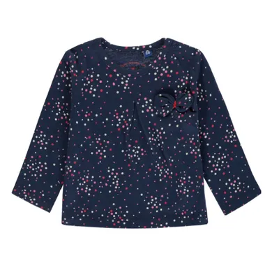 Bluzka dziewczęca z długim rękawem, niebieska, Tom Tailor