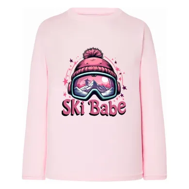 Bluzka dziewczęca z długim rękawem, różowa, Tup Tup