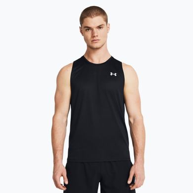 Bluzka męska bez rękawów, czarna, Under Armour
