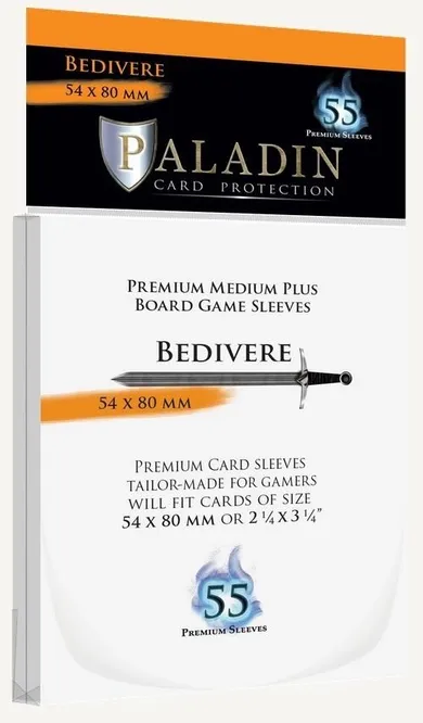 Board&Dice, Paladin Card Protection, koszulki na karty, Bedivere, 54-80 mm