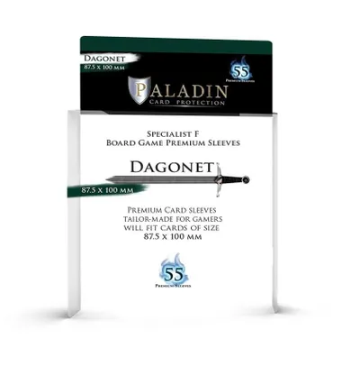 Board&Dice, Paladin Card Protection, koszulki na karty, Dagonet, 87,5-100 mm