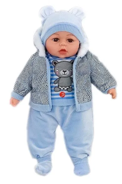 Bobas, lalka interaktywna, 45 cm