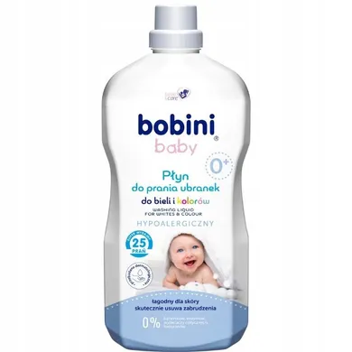 Bobini, Baby, hipoalergiczny płyn do prania ubranek, 1.8 ml