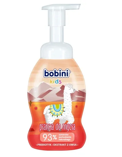 Bobini, pianka do mycia, Lama, 300 ml