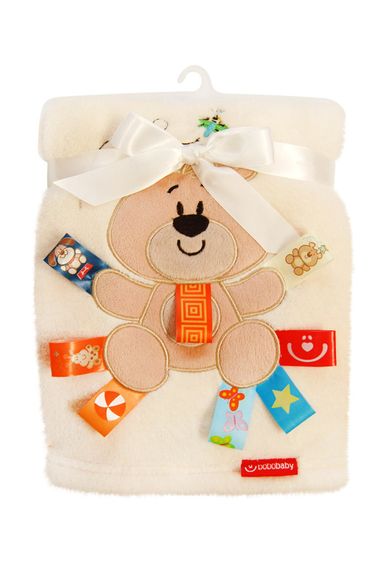 Bobo Baby, koc, poliester, 76-102 cm, ecru
