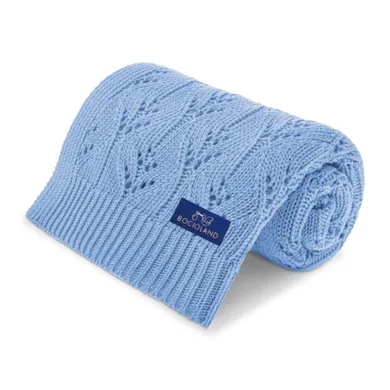 Bocioland, Milano, kocyk bambusowy, jeans, 80-100 cm