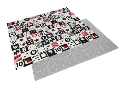 Bocioland, Plaster miodu, kontrastowa mata piankowa, składana, 150-200 cm