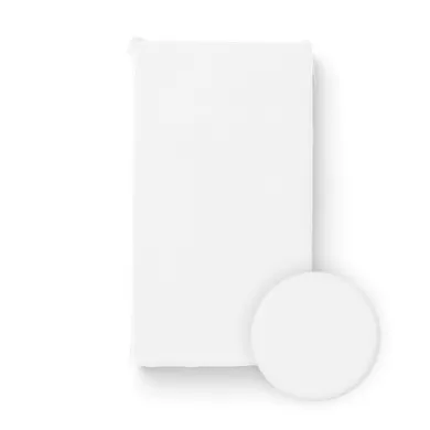 Bocioland, prześcieradło, jersey, białe, 60-120 cm